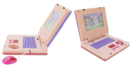 Dpofirs Computadora Portátil de Aprendizaje para Niños, Juguete Educativo con Música LED para el Desarrollo de Niños Pequeños, Computadora Portátil de Plástico para con Mouse para Conocimiento