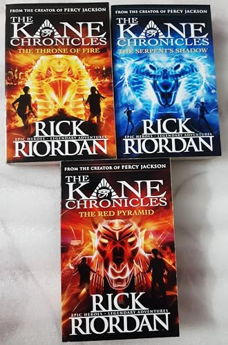 The Kane Chronicles Paperback Box Set : Includes The Red Pyramid, The Throne of Fire, and The Serpent's Shadow in a sturdy slipcase, plus an amulet necklace. (The Kane Chronicles)