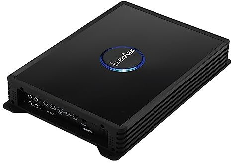 In Phase Car Audio IPA8701D Amplifier - 1 Ohm Stable 1600 Watts Monoblock with Subsonic Filter