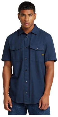 G-Star RAW Marine Slim skjorta, Blå (Imperial Blue Gd D19751-d454-b851), S