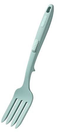 Forchetta flessibile in silicone resistente al calore forchetta da cucina lavabile in lavastoviglie Forcella da cucina antiaderente per cottura e miscelazione