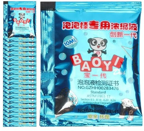 Concentrado de Recambio de Burbujas: líquido de Mezcla instantánea portátil, bolsitas de Recambio de fórmula Resistentes a derrames, Suministros Ligeros para Aptos para Viajes | Máquina de VAR