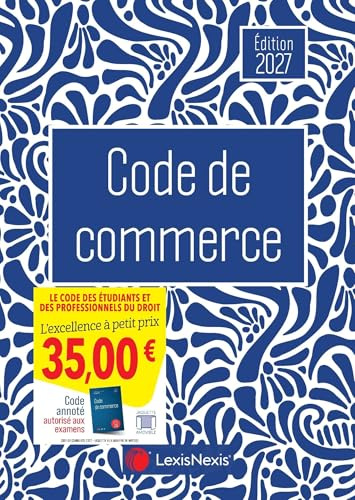 Code de commerce 2027 jaquette A la manière de Matis