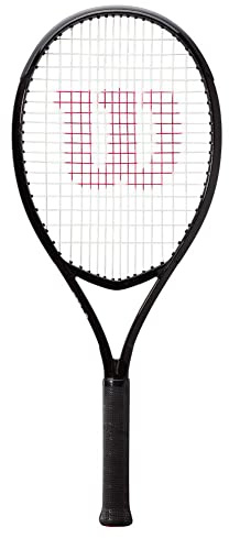 WILSON XP 1 Adult Recreational Tennis Racket - Grip Size 3-4 3/8, Black