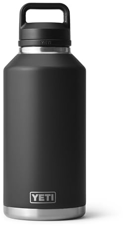 Yeti Rambler 64 oz Bottle, Vacuum Insulated, Stainless Steel with Chug Cap, Black