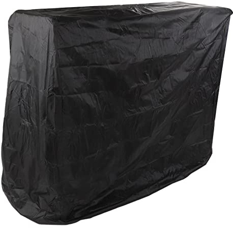 Copertura impermeabile per pong, rivestimento impermeabile 190, con cordoncino, rivestimento antipolvere per tavolo da pong (155 x 75 x 144 cm, colore: nero