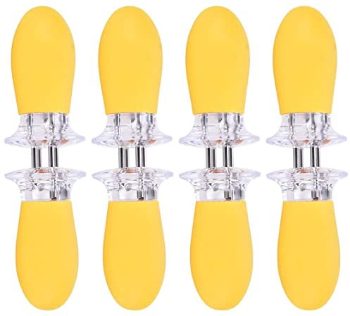 Forchette Di Mais Titolari di Mais 4 Paia di Spiedini di Pannocchia in Acciaio Inossidabile