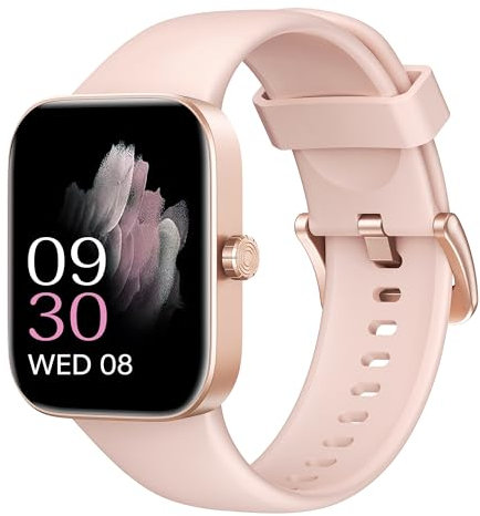 ASWEE Smartwatch, 1.85'' Schermo Orologio Smartwatch Uomo Donna con Chiamata e Risposta Vivavoce, Smart Watch con Contapassi, Cardiofrequenzimetro da Polso, 200+ modalità Sportive per Android iOS