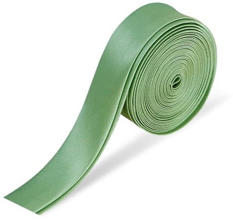 Bieiyhe Doppelt Gefaltetes Schrägband 10m X 20mm,Twillband,Einfassband zum Nähen,Textilband,Einseitiges Satinband Zum Nähen,Schrägband Quilten,Köperband,Nahtband,Schrägband Basteln,Wimpelband