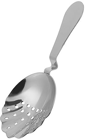 HOLIDYOYO Colador Profesional Para Cócteles y Hielo Acero Inoxidable 304 Resistente Tamaño Estándar Barra Bartenders Uso Comercial