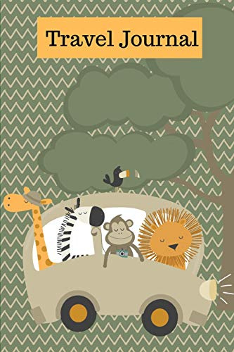 Travel Journal: Kids African Safari holiday vacation journal with prompts for planning and daily reports. Build your own Africa sightseeing keepsake ... drawing, writing, photos & scrap book pages.