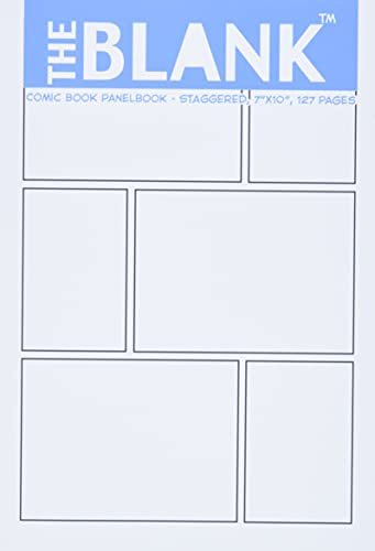 The Blank Comic Book Panelbook - Staggered, 7x10, 127 Pages
