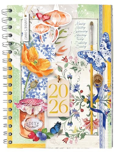 Daphne's Diary - Taschenkalender 2026: Mit Kalendarium, Platz für Notizen, Einkaufs- und To-do-Listen, Ausmal-Motiven u.v.m.