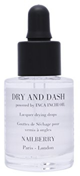 Nailberry Dry and Dash Lacquer 11 ml | Quick Drying Drops for Nail Polish | Accelerates Drying Time and Prevents Scuffs or Chips