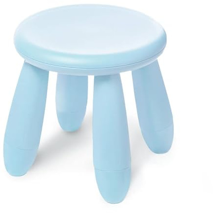 Children'S Footstools, Kindergarten Learning Stools,Children's Dresser Stool, Plastic Light Footstools Are Durable and Movable (Blue)