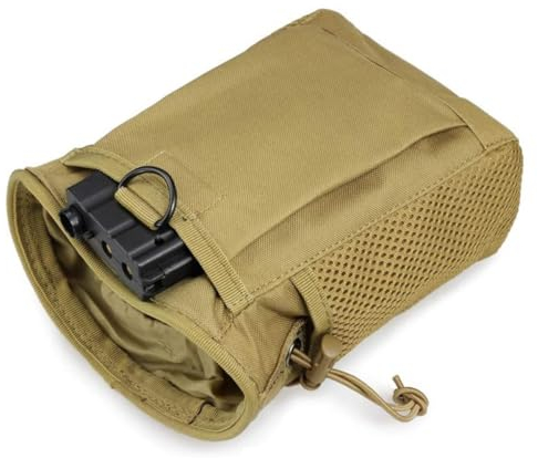 HOUSON Taktische Hüfttasche, Nylon Molle Magazintasche EDC Gürteltasche Magazine Dump Beutel Für Outdoor, Wandern, Camping, Jagd, Reisen Sandfarbe