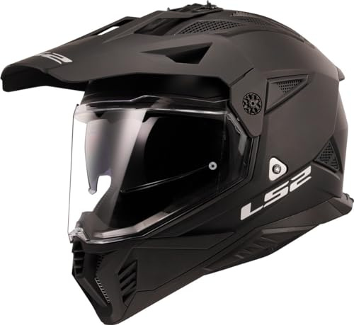 LS2 caschi da motocross Pioneer II noir mat XS