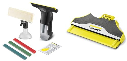 Kärcher Nettoyeur de Vitres WV 6 Plus Multi Edition, Autonomie Extra Longue : 100 min & 2.633-512.0, Accessoire OC, Jaune