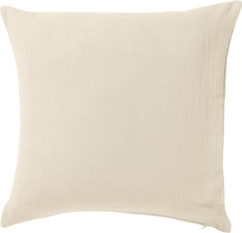 Erwin Müller Kissenhülle Arona Musselin Natur Größe 40x40 cm