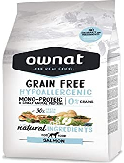Ownat Salmón hipoalergénico para perros, sin cereales