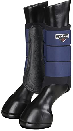 LeMieux Grafter Brushing Horse Boots - Protective Gear and Training Equipment - Equine Boots, Wraps & Accessories (Ink/X-Large)