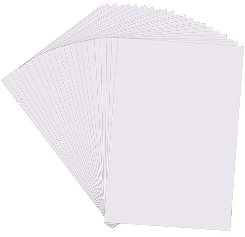100 Blatt Transparentpapier, A4, Acetatblätter, hohe Transparenz, Pergamentpapier, optimale Dicke, Reispapier, weißes Kohlepapier zum Zeichnen, Skizzieren und Schneidern