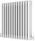 Radbliss Horizontal Traditional 3 Column Radiator 600x605mm White Cast Iron Style Design RAD Central Heating