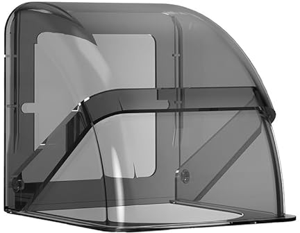 Steckdosenabdeckung Schalter Abdeckungen Stecker Box,86 Typ Schalter Stecker Wasserdichte Box,Außensteckdosen Wasserdicht, Selbstklebende für Badezimmer, Zuhause, Draußen, Schwarz