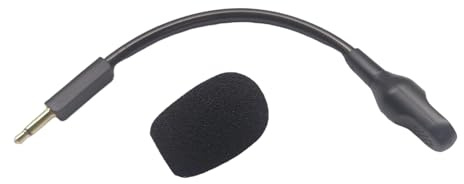 YUNGLOO Braccio del microfono per cuffie da gioco modello dedicato Design ergonomico regolabile Cuffia Microfono Rod Noise Canceling