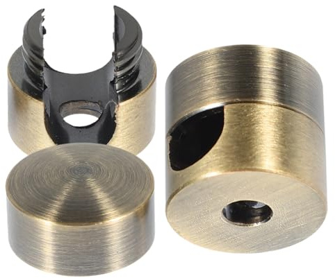 Operitacx 2 pièces Crochets Métalliques pour Suspension Luminaire Fixation de Câble Éclairage Bronze Antique Accessoires DIY pour Plafonnier Lot de Support Câble Sécurisé