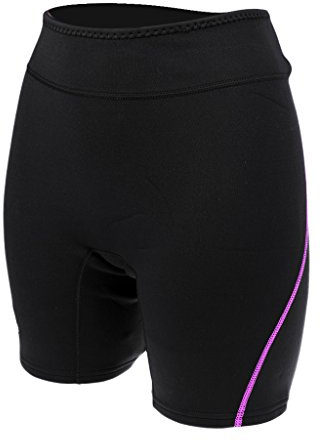 MagiDeal Short Natation en Néoprène 1,5mm Vêtement Sport Nautique Anti-UV Boxer - Violet Femme, M