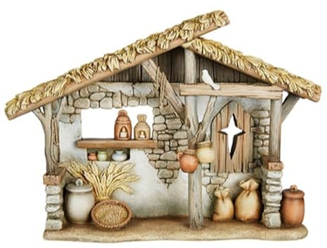 Christian Brands Avalon Gallery Belén de Navidad para Navidad - Belén de Navidad Interior, 31 x 22 cm, Estable/Cuna