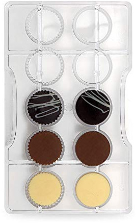 Decora Stampo Professionale Cioccolatini Geometrici, Policarbonato, Neutro