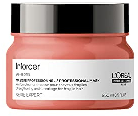 L'Oréal Professionnel Stärkende Haarmaske für trockenes und brüchiges Haar, Mit Vitamin B6 und Biotin, Serie Expert, Inforcer Maske, 250 ml