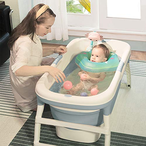 KLZUOPT Tragbare Badewanne für Erwachsene Moderne Badewanne für Erwachsene, tragbar, faltbar, Badefass, Ganzkörper, Haushalt, Kinder, Kunststoff, Spa-Badeeimer, Ganzkörper