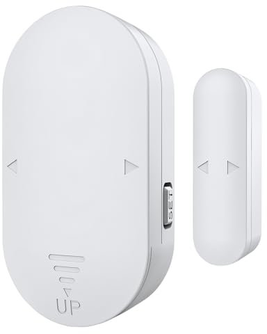 Chatthen Alarme de Porte - Protection Anti-effraction - 5 Modes différents possibles - Piles 130 DB incluses - pour la sécurité Domestique - Protection Anti-effraction - Capteur d'alarme de Porte