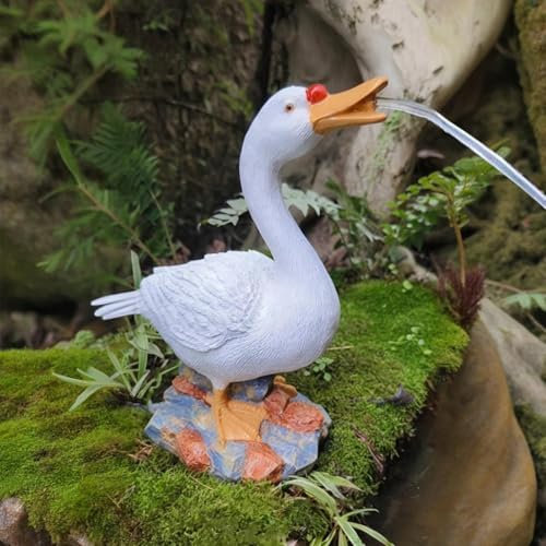 WNYAILLL Décor de Jardin Cracheur d'étang Koi, fontaines de Piscine pour piscines Hors Sol, Sculpture d'animaux de Jardin pour étangs de Koi, Système De Circulation Eau Relaxant