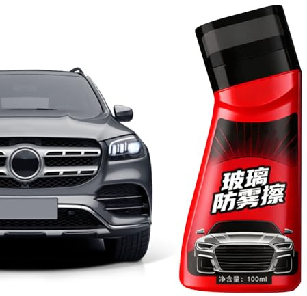 Anti-Fog Anti-Fog Remover 100 ml - Fog Remover for Car Glass and Window Glass, Care Spray for Clear Vision, Cleaning Formula for Windscreens, Mirrors and Windscreens, Easy