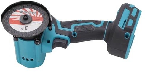 ASHATA Scie Circulaire sans Fil, Vitesse du Moteur de 19 000 Tr/min avec Lames de Scie de 2 à 3 Pouces et Couvercle Anti-poussière, pour la Coupe du Bois, du Métal, de la Pierre et du