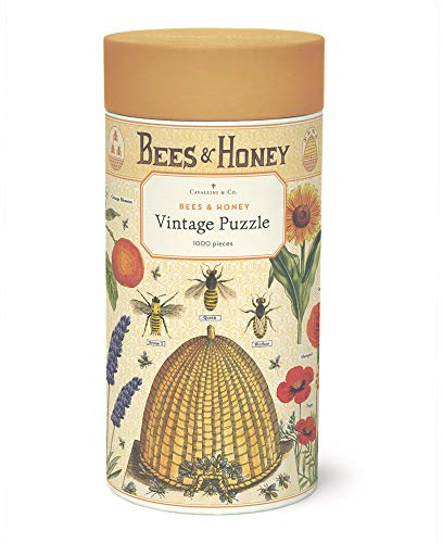 Cavallini Papers & Co. PZL/BEE Bienen & Honig 1000 Teile Puzzle, Mehrfarbig/Meereswellen (Ocean Tides)