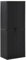 vidaXL Gartenschrank Kunststoffschrank Haushaltsschrank Spindschrank Schrank Spind Terrassenschrank Balkonschrank Schwarz 65x45x172cm PP Rattan