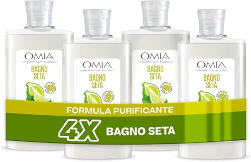 OMIA BAGNO SETA BERGAMOTTO 400 X 4 AMZ ETIC. INTERN