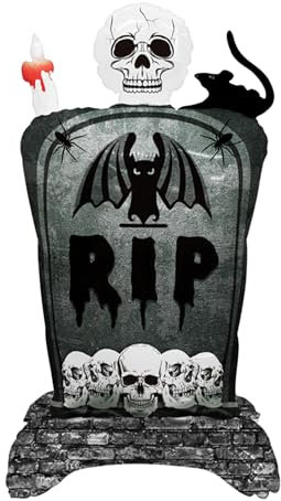 ParPix Halloween Luftballons Stehend, Halloween Deko Luftballons XXL, Stehender Folienballon Halloweene, Fledermaus Spinne Deko Balloons, Halloweene Luftballon Decoration,Horror Party Deko Balloon