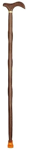 Bastón de madera maciza con forma de ala de pollo de madera de secuoya, bastón para caminar, bastón para ancianos, 86 cm, muleta, 11,19 Ideal para hombres o mujeres con una vida activa al aire libre