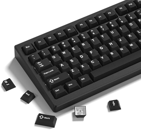 Womier Double Shot PBT Keycaps Set 138 Keys Cherry Profile Custom Key caps