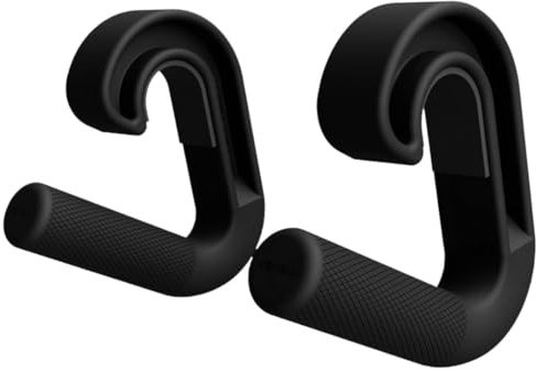 Infinite Fitness Nonslip Hook Handle Neutral Grip Cable Machine Attachment for Pull-up Bars, Barbells and Resistance Bands