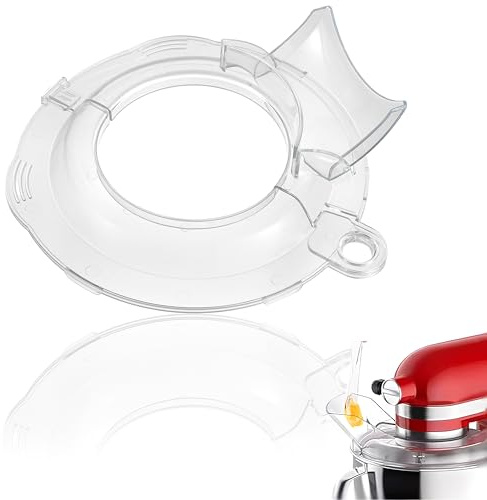 CDDCWZ - Protector contra salpicaduras de repuesto para batidora de pie Kitchen Aid de 4,5 a 5 cuartos de galón, protector transparente para accesorios de Kitchen Aid, recipiente protector contra salp