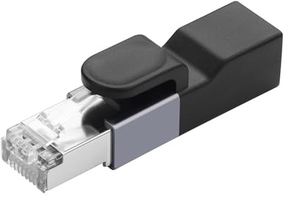 CERRXIAN Adattatore USB-C a Ethernet, 1 Gbps RJ45 maschio a USB-C femmina Convertitore portatile da tipo C a RJ45 rete Internet LAN adattatore per viaggio/ufficio, compatibile con cavi di ricarica