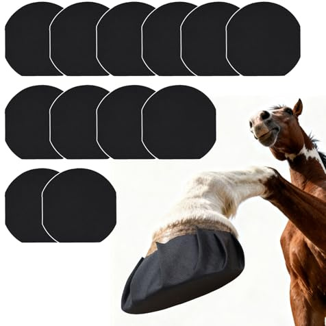 HTtoy Magikessen Lot de 12 bandes de pansement pour sabots de cheval, respirantes, imperméables, pour le traitement des plaies du sabot, protection pour sabots (12)