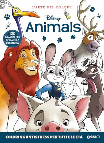 Disney animals. Coloring antistress per tutte le età. Ediz. illustrata